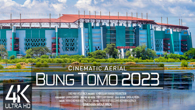 【4K】Stadion Gelora Bung Tomo from Above | Persebaya Surabaya INDONESIA 2023 |Cine Aerial Drone Film