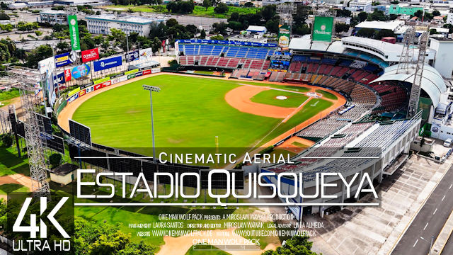 【4K】Estadio Quisqueya Juan from Above | SANTO DOMINGO DR 2024 | Baseball Stadium Drone Aerial