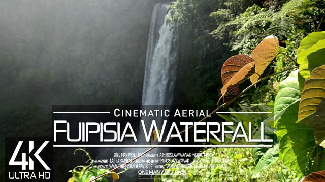 【4K】Majestic FUIPISIA WATERFALL from Above | SAMOA 2024 | Cinematic Wolf Aerial™ Drone Film