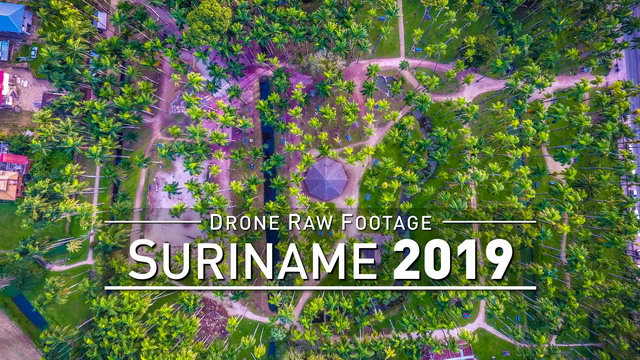【4K】Drone RAW Footage | SURINAME 2019 ..:: Paramaribo | UltraHD Stock Video