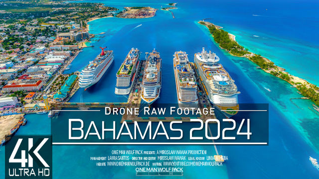 【4K】Drone RAW Footage | This is THE BAHAMAS 2024 | Nassau & More | UltraHD Stock Video