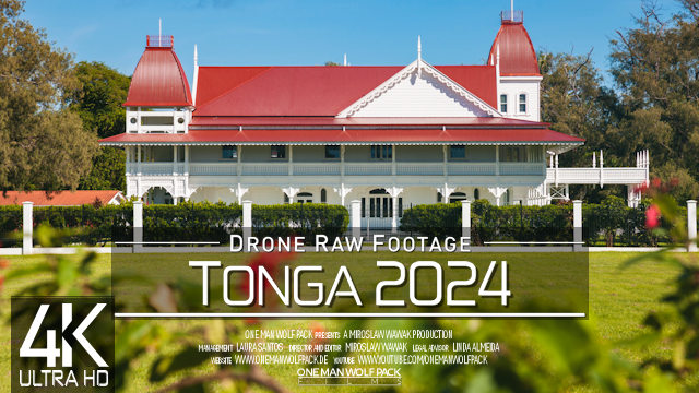 【4K】Drone RAW Footage | This is TONGA 2024 | Nukualofa | Tongatapu & More | UltraHD Stock Video