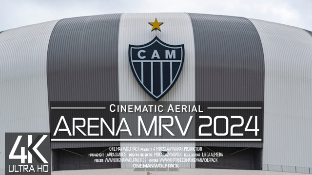 【4K】Clube Atlético Mineiro | Arena MRV from Above | BRAZIL 2024 |Cinematic Wolf Aerial™ Drone Film