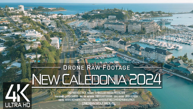 【4K】Drone RAW Footage | This is NEW CALEDONIA 2024 | Noumea & More | UltraHD Stock Video