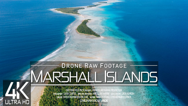 【4K】Drone RAW Footage | These are the MARSHALL ISLANDS 2024 | Majuro Atoll | UltraHD Stock Video