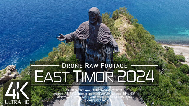 【4K】Drone RAW Footage | This is EAST TIMOR 2024 | TIMOR-LESTE | Dili & More | UltraHD Stock Video