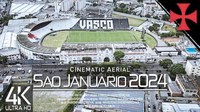 【4K】São Januário Stadium from Above | CR Vasco da Gama | BRAZIL 2024 | Rio de Janeiro Drone Film