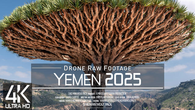 【4K】Drone RAW Footage | This is YEMEN 2025 | Socotra Island | UltraHD Stock Video