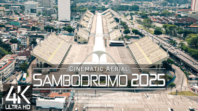 【4K】Sambódromo Rio de Janeiro from Above | Sapucaí BRAZIL 2025 | Cinematic Wolf Aerial™ Drone Film