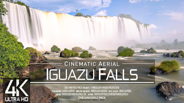【4K】Cataratas do Iguacu from Above | Natural Wonder of the World | BRAZIL 2025 | Aerial Drone Film