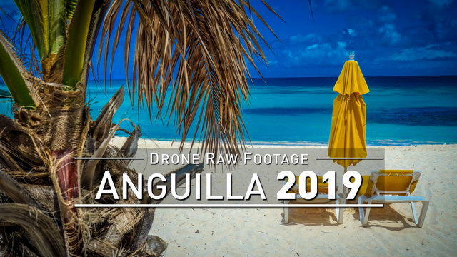 【4K】Drone RAW Footage | ANGUILLA 2019 ..:: Shoal Bay :: Island Harbour | UltraHD Stock Video