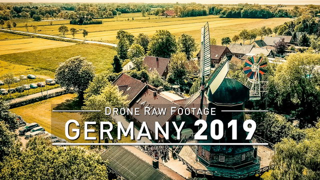 【4K】Drone RAW Footage | GERMANY 2019 ..:: Pfedelbach | UltraHD Stock Video