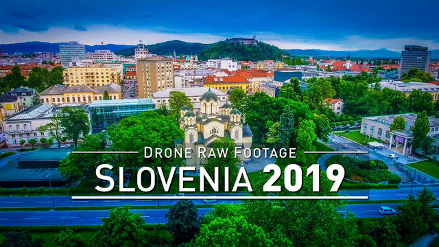 【4K】Drone RAW Footage | SLOVENIA 2019 ..:: Ljubljana | UltraHD Stock Video
