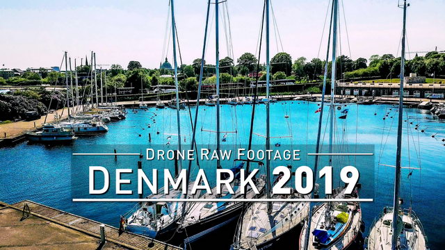【4K】Drone RAW Footage | DENMARK 2019 ..:: Copenhagen | UltraHD Stock Video