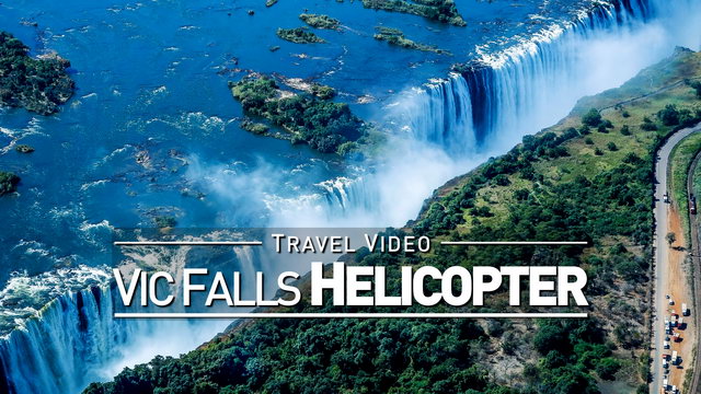 【1080p】Footage | Helicopter Flight at VICTORIA FALLS 2019 ..:: Full Trip | 13 Minutes *TRAVEL VIDEO*