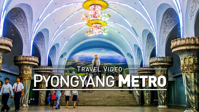 【1080p】Footage | Massive Metro Station in PYONGYANG, NORTH KOREA 2019 ..:: DPRK *TRAVEL VIDEO*
