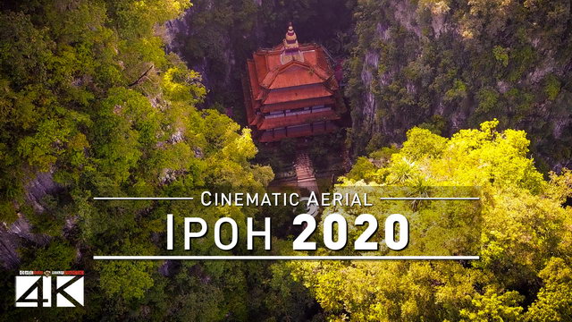 【4K】Drone Footage | Ipoh and Ling Sen Tong Cave Temple 2019 ..: Perak | Truly Asia *TRAVEL MALAYSIA*