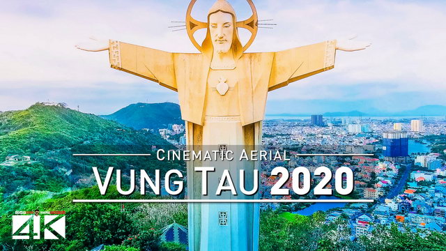 【4K】Drone Footage | Vung Tau - VIETNAM 2019 ..:: Biggest Jesus Christ Statue on Earth | Aerial Video