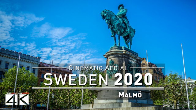 【4K】Drone Footage | Malmö - SWEDEN 2019 ..:: Cinematic Aerial Film | 265