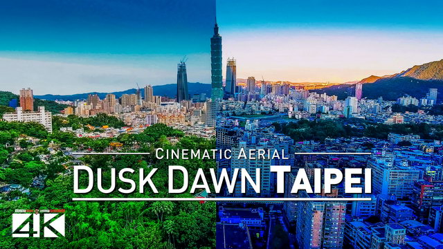 【4K】Drone Footage | TAIPEI - From Dusk Till Dawn ..:: Cinematic Aerial Film | 台北 2019 Taiwan 台湾