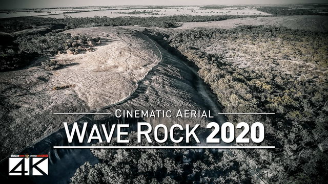 【4K】Drone Footage | Wave Rock - Beauty of Western Australia 2019 ..:: Cinematic Aerial Film | Hyden