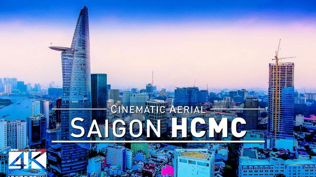 【4K】Drone Footage | Ho Chi Minh City - Saigon Birds View | Vietnam 2019 | Cinematic Aerial HCMC Film