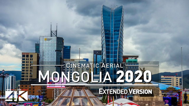 【4K】Drone Footage | Ulanbaatar - Capital of Mongolia 2019 ..:: Cinematic Aerial Film | Ulan Bator | 329