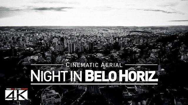 【4K】Drone Footage | Belo Horizonte by NIGHT - Brazil 2019 ..:: Cinematic Aerial Film | Praca do Papa