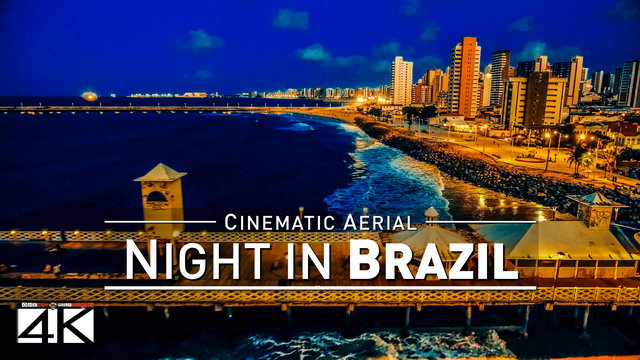 【4K】Drone Footage | Brazil by NIGHT 2019 ..:: Cinematic Aerial Film | Rio Sao Paulo Fortaleza Belo H