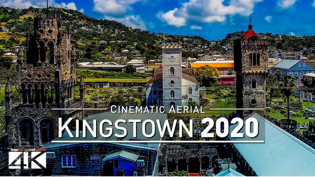 【4K】Drone Footage | Kingstown - Capital of Saint Vincent & Grenadines 2019 .: Cinematic Aerial Film