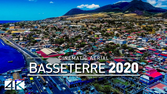 【4K】Drone Footage | Basseterre - Capital of Saint Kitts and Nevis 2019 ..:: Cinematic Aerial Film