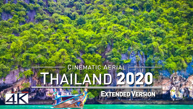 【4K】Drone Footage | The Beauty of Thailand in 22 Minutes 2019 | Cinematic Aerial Bangkok Koh Phangan