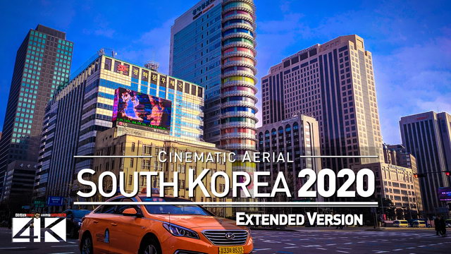 【4K】Drone Footage | The Beauty of South Korea in 26 Minutes 2019 | Cinematic Aerial Seoul Busan 대한민국