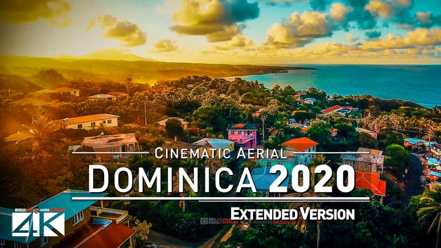 【4K】Drone Footage | The Beauty of Dominica in 9 Minutes 2019 | Cinematic Aerial Roseau Trois Pitons