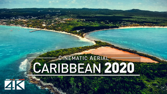 【4K】Drone Footage | The Beauty of The Caribbean in 52 Minutes 2019 | Cinematic Aerial Film