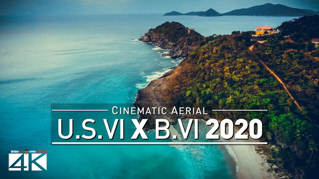 【4K】Drone Footage | The Virgin Islands | British vs. USVI | CARIBBEAN 2019 .:: Cinematic Aerial Film