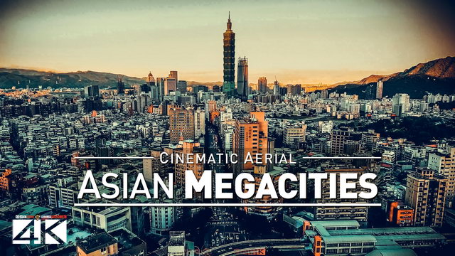 【4K】Drone Footage | ASIAN MEGACITIES 2019 | Taipei X Bangkok X Seoul X Ho Chi Minh City X Hong Kong