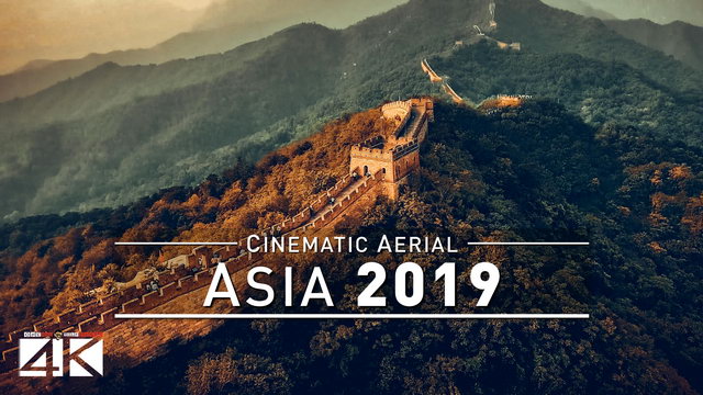 【4K】Drone Footage | The Beauty of ASIA in 1 Cinematic Hour 2019 | Aerial Film