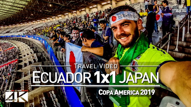 【4K】Groundhopping | Ecuador X Japan [1 x 1] 2019-06-24 | COPA AMERICA | Mineirao, Belo Horizonte 日本