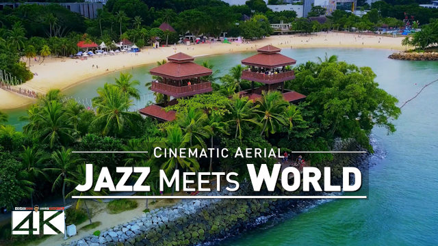 【4K】Music Relax Drone Footage | JAZZ meets World 2019 ..:: Cinematic Aerial Ambient Relaxation Film