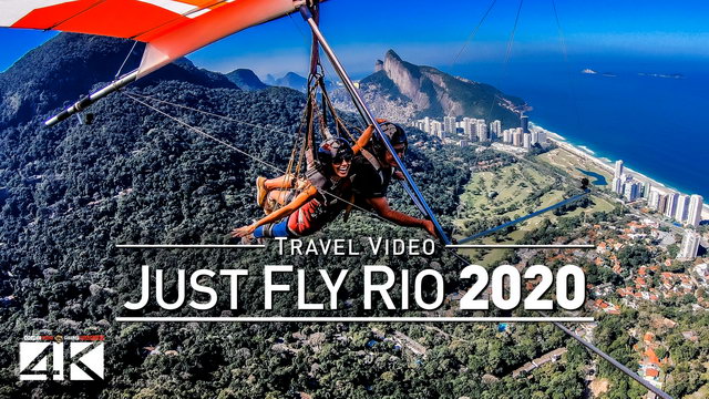 【4K】Drone Footage | JUST FLY RIO with Paulo Celani ..:: Hang Gliding in Rio de Janeiro 2019 | BRAZIL
