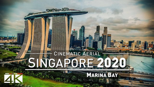 【4K】Drone Footage | Marina Bay and Gardens by the Bay - SINGAPORE 2019 ..:: Cinematic Aerial Film