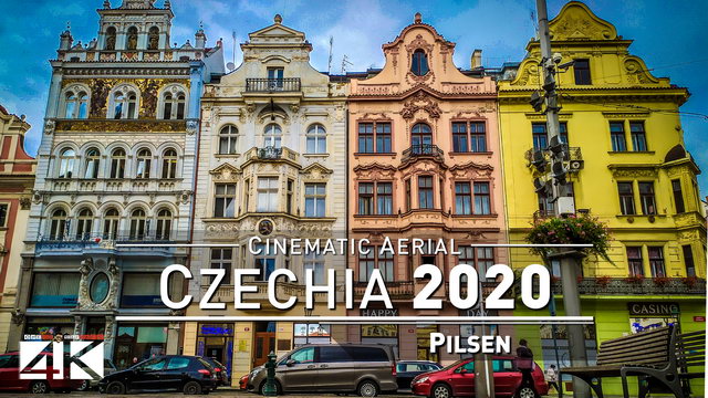 【4K】Drone Footage | Pilsen - CZECHIA 2019 ..: Cinematic Aerial | Doosan Arena | Plzeň Czech Republic