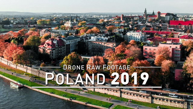 【4K】Drone RAW Footage | POLAND 2019 ..:: Krakow :: POLSKA | UltraHD Stock Video