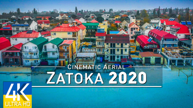 【4K】Zatoka from Above - The Black Sea of UKRAINE 2020 | Autumn Day | Cinematic Aerial Film