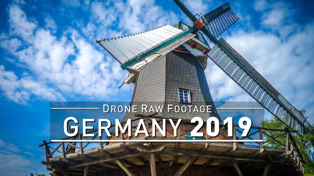 【4K】Drone RAW Footage | This is GERMANY 2020 | Baden-Wuerttemberg | Oehringen | UltraHD Stock Video