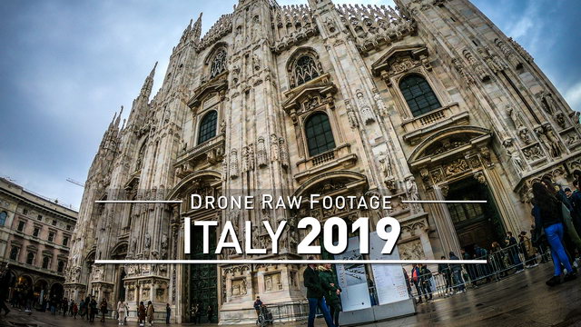 【4K】Drone RAW Footage | This is ITALY 2020 | Rimini | Milan | UltraHD Stock Video