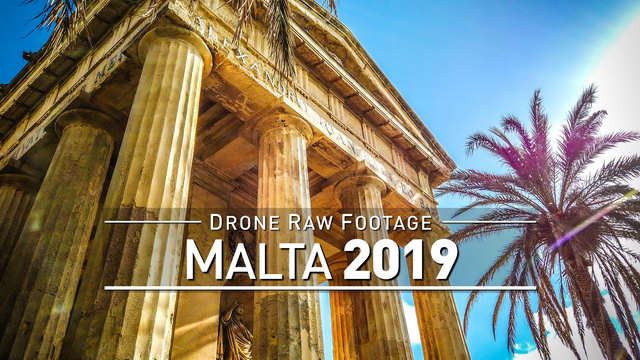 【4K】Drone RAW Footage | This is MALTA 2020 | Paradise Bay | Għajn Tuffieħa | UltraHD Stock Video