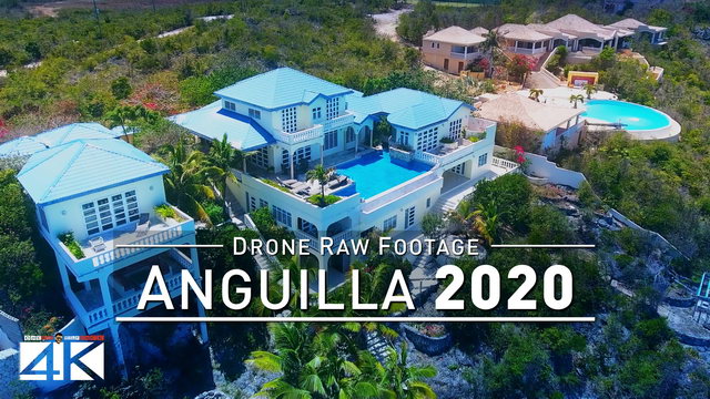 【4K】Drone RAW Footage | This is ANGUILLA 2020 | Caribbean | Shoal Bay and More | UltraHD Stock Video