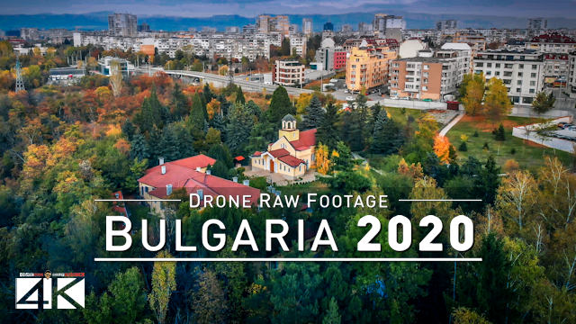 【4K】Drone RAW Footage | This is BULGARIA 2020 | Capital City Sofia | UltraHD Stock Video